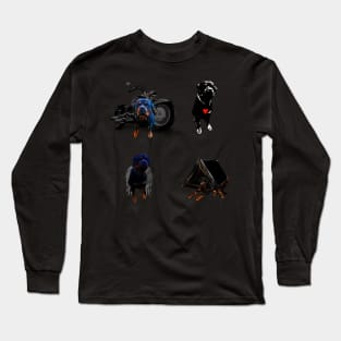 Rottweiler sticker pack Long Sleeve T-Shirt